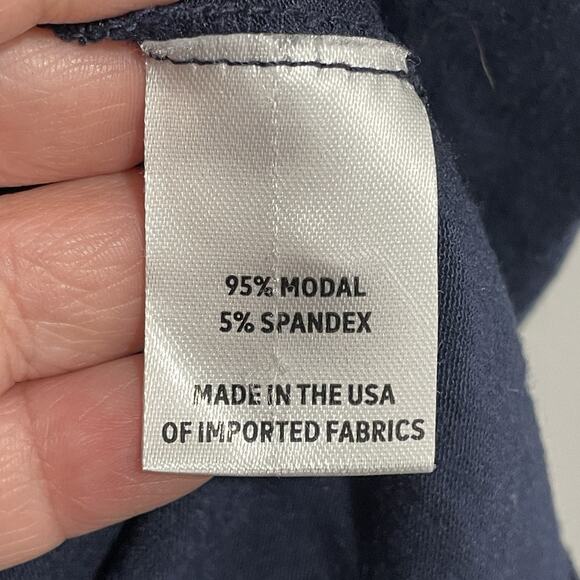 78 & Sunny Womens Modal Lightweight Cap Sleeve Top Size XL Blue Relaxed Fit - Picture 5 of 6